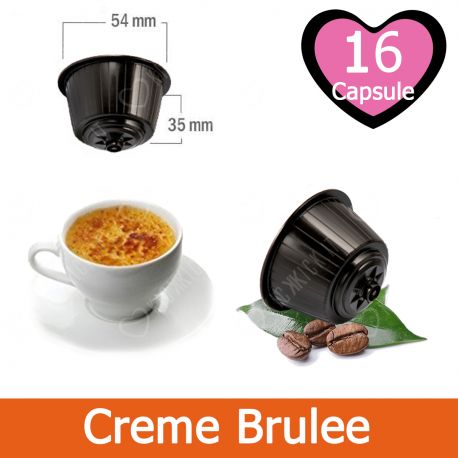 16 Caffè Creme Brulee Nescafè Dolce Gusto Capsule Compatibili