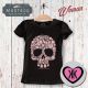 Flowers Skull Must 500 T-Shirt Donna