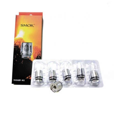 V8 Baby M2 Resistenza Smok Head Coil per AtomizzatoreTFV8 Big Baby e Stick V8 - 5 Pezzi