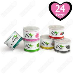 24 Cere Depilatorie Azulene Liposolubile in Barattolo 400 ml