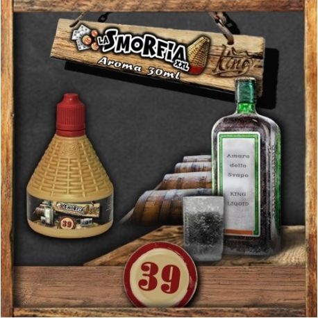 La Smorfia XXL N.39 Aroma King Liquid da 30ml Liquido Scomposto