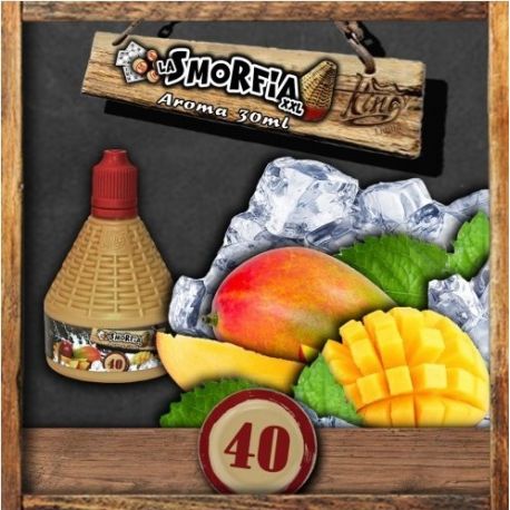 La Smorfia XXL N.40 Aroma King Liquid da 30ml Liquido Scomposto