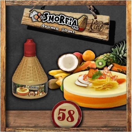 La Smorfia XXL N.58 Aroma King Liquid da 30ml Liquido Scomposto