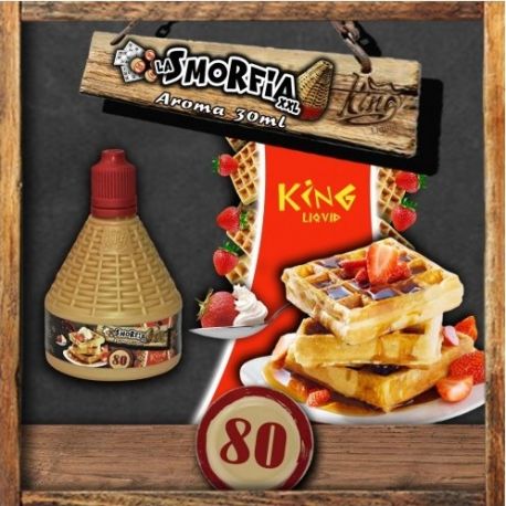 La Smorfia XXL N.80 Aroma King Liquid da 30ml Liquido Scomposto