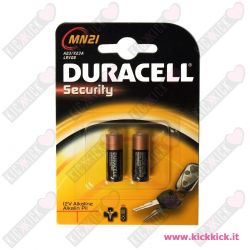 Duracell MN21 - 23A Pila MicroStilo 12V Alcalina per Telecomandi - Blister 2 Batterie