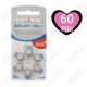 60 Batterie Rayovac 675 Implant Pro Cocleari per Protesi Acustiche