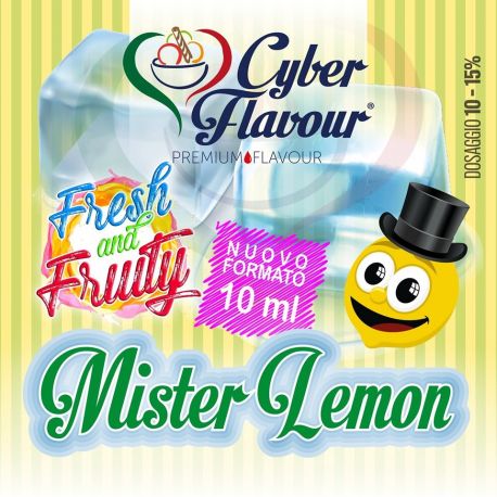 Mister Lemon Fresh and Fruity di Cyber Flavour Aroma Concentrato 10 ml