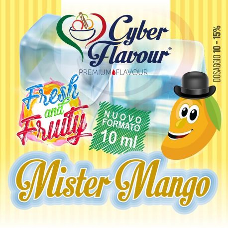 Mister Mango Fresh and Fruity di Cyber Flavour Aroma Concentrato 10 ml