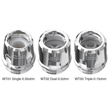 Wismec WT Resistenze Head Coil da 0.2 e 0.35 ohm - 5 Pezzi