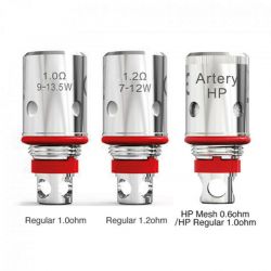 Pal 2 HP Artery Resistenza Head Coil da 0,6 ohm e 1,0 ohm - 5 pezzi