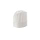 20 pz Cappello Chef Cuoco Chiuso Monouso Bianco H 23 cm