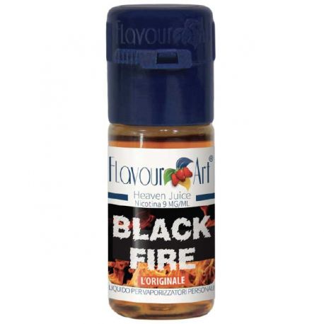 Black Fire FlavourArt Liquido Pronto da 10 ml Aroma Tabacco