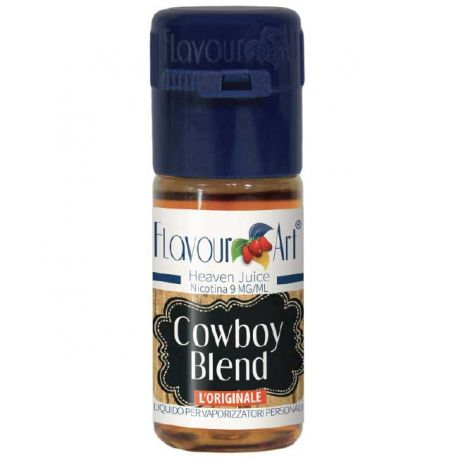 Cowboy Blend FlavourArt Liquido Pronto da 10 ml Aroma Tabacco e Miele
