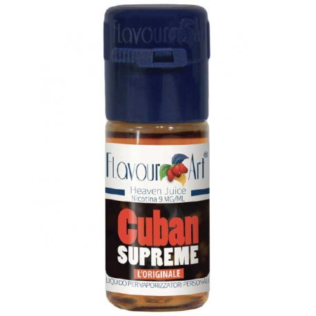 Cuban Supreme Cuban Havana FlavourArt Liquido Pronto da 10 ml Aroma al Tabacco