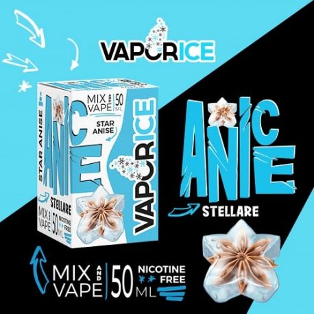 Anice Stellare Liquido Scomposto Vaporart Linea Vaporice Aroma Mix & Vape 50 ml
