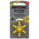 60 Batterie Rayovac 10 Extra Pr70 per Protesi Acustiche