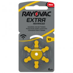 60 Batterie Rayovac 10 Extra Pr70 per Protesi Acustiche