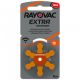 60 Batterie Rayovac 13 Extra Pr48 per Protesi Acustiche