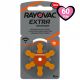 60 Batterie Rayovac 13 Extra Pr48 per Protesi Acustiche