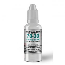 Nicotina 15 mg/ml di T-Svapo in Base Neutra 70VG / 30PG 10 ml