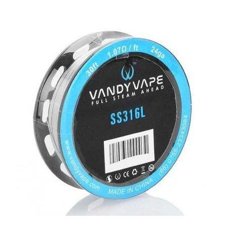 Filo per Resistenza SS316L Wire 24GA Vandy Vape da 9 mt