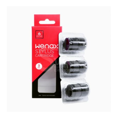 Wenax Pod Geekvape Cartuccia Ricambio 2 ml Senza Coil - 3 pezzi