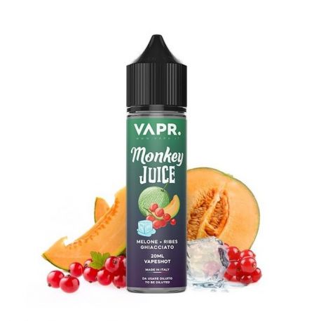 Monkey Juice Liquido VAPR. da 20 ml Aroma Melone e Ribes Ghiacciati