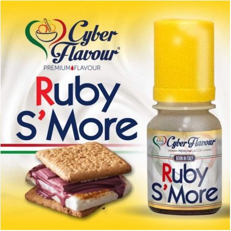 Ruby S'More Liquido Cyber Flavour Aroma 10 ml Graham Cracker Cioccolato