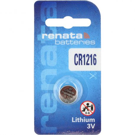 CR1216 Batterie Renata a Bottone - Pila al Litio 3V