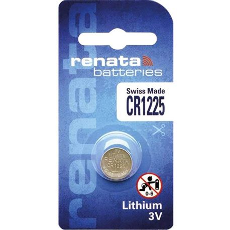 Pile CR 1225 Renata Batteria al Litio 3V