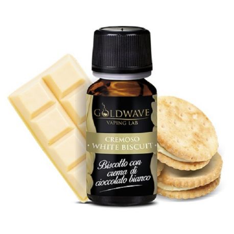 White Biscuit Liquido Goldwave Aroma 10 ml Biscotto Cioccolato Bianco