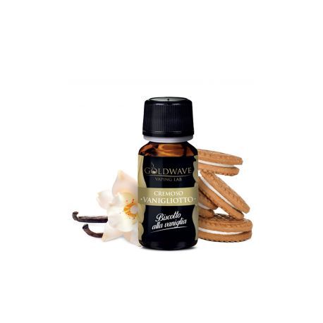 Vanigliotto Liquido Goldwave Aroma 10 ml Biscotto Crema alla Vaniglia