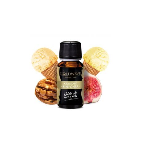 Sinfonia Liquido Goldwave Aroma 10 ml Gelato Noci e Fico