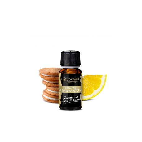 Biscovoglia Liquido Goldwave Aroma 10 ml Biscotto al Limone