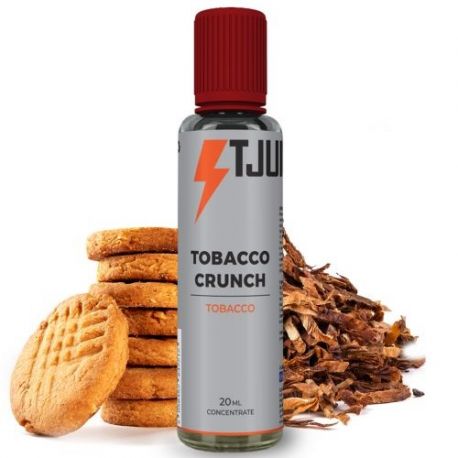 Tobacco Crunch Liquido Scomposto T-Juice 20ml Aroma Tabacco Biscotto Vaniglia