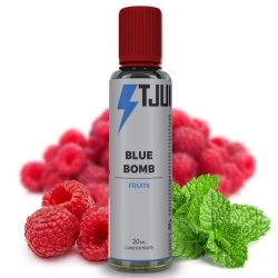 Blue Bomb Liquido Scomposto T-Juice 20ml Aroma Menta e Lamponi