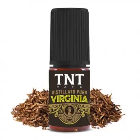 Virginia Liquido TNT Vape Distillati Puri Aroma 10 ml Tabaccoso