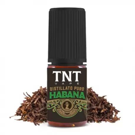 Habana Liquido TNT Vape Distillati Puri Aroma 10 ml Tabaccoso