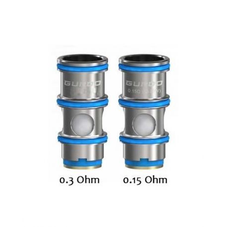 Guroo Resistenze Aspire Head Coil 0.15 ohm e 0.3 ohm - 3 Pezzi