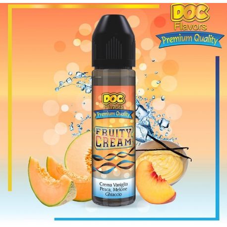 Fruity Cream Liquido Scomposto Doc Flavors 20 ml Aroma Vaniglia Pesca Melone Ice