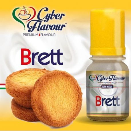 Brett Liquido Cyber Flavour Aroma 10 ml Biscotti al Burro Salato