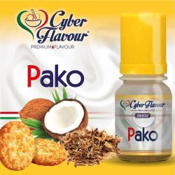 Pako Liquido Cyber Flavour Aroma 10 ml Tabacco Cocco Biscotto