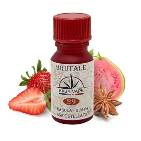 Brutale N.29 Liquido Easy Vape Aroma 10 ml Fragola Guava Anice