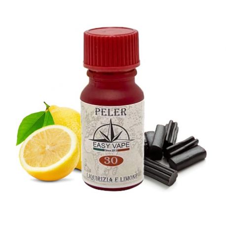 Peler N.30 Liquido Easy Vape Aroma 10 ml Liquirizia e Limone