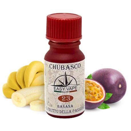 Chubasco N.23 Liquido Easy Vape Aroma 10 ml Banana Frutto della Passione