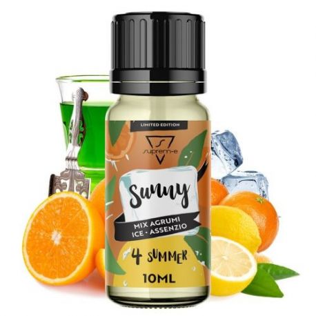 Sunny 4 Summer Liquido 10 ml Suprem-e Aroma Agrumi Assenzio Ghiaccio