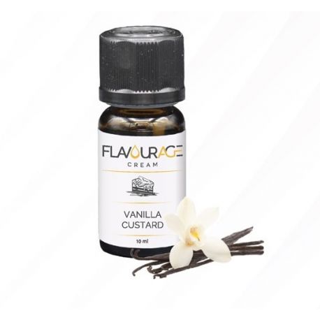 Vanilla Custard Liquido Flavourage Aroma 10 ml Crema alla Vaniglia