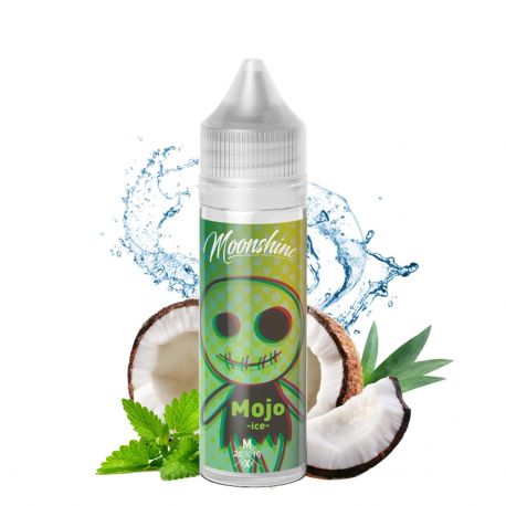 Mojo Ice Liquido Moonshine Vape da 20 ml Aroma Cocco e Menta Ghiacciati