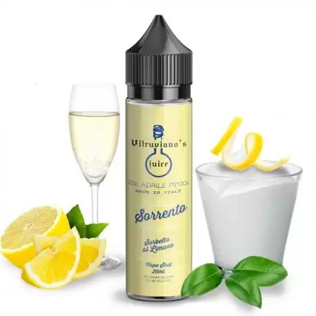 Sorrento Liquido Vitruviano's Juice 20ml Sorbetto al Limone