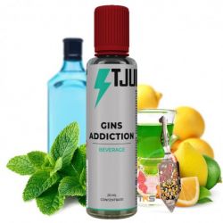 Gins Addiction Liquido Scomposto T-Juice 20ml Aroma Gin Agrumi Assenzio Mentolo